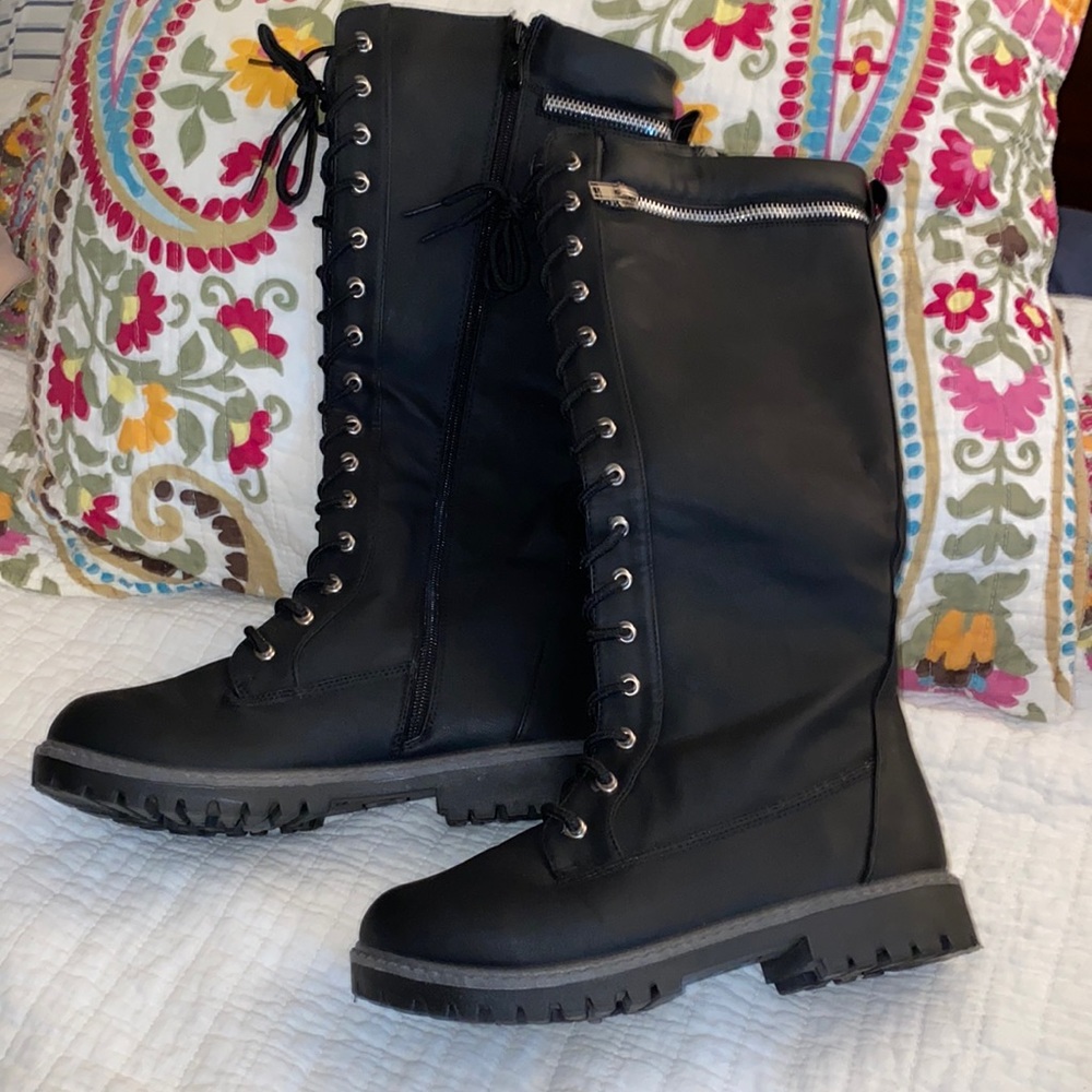 Lace up boots